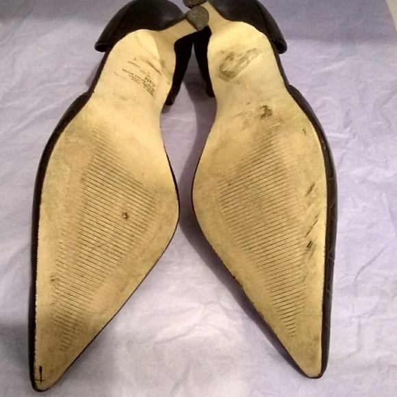 Bakers 'Crump II' Brown Leather Pointy Toe Pump 6½ - Picture 7 of 8